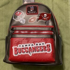 Loungefly Tampa Bay Buccaneers Red and Black Backpack